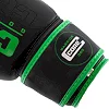 Перчатки для бокса PU CORE BO-8540 (Черный-салатовый)
