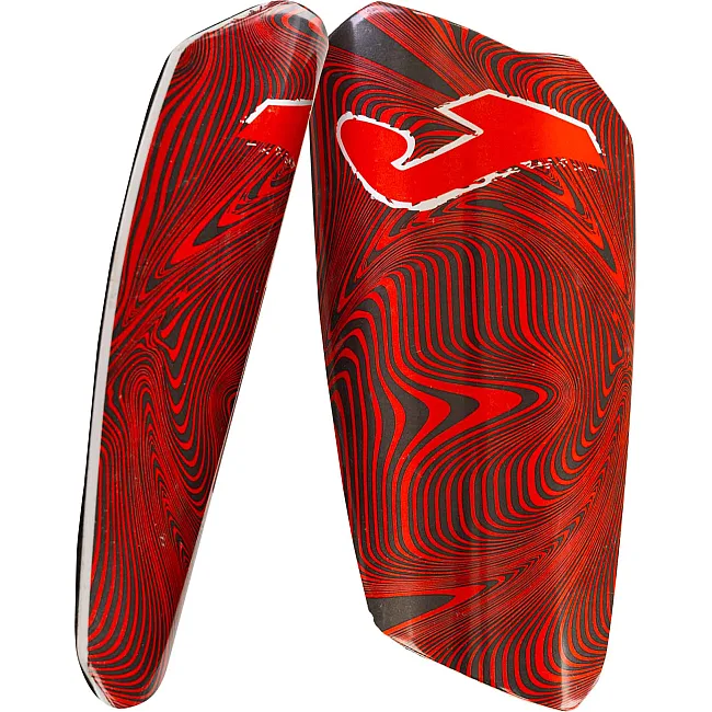 Щитки для футболу з тримачем щитків у комплекті JOMA SPARTAN 401674-106 (Червоний-чорний)