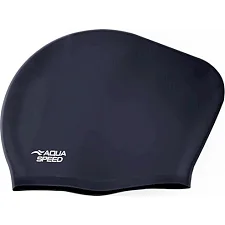 Шапка для плавания Aqua Speed LONG HAIR CAP 62224 черный One Size