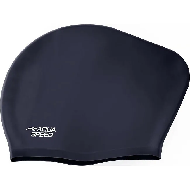Шапка для плавания Aqua Speed LONG HAIR CAP 62224 черный One Size