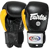 Рукавички для боксу шкіра FAIRTEX FTX065 (Чорний-жовтий)