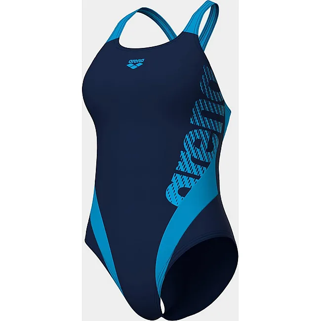 Купальник закритий для жінок Arena STRIPEFLO SWIMSUIT SWIM PRO BA синій, блакитний (для жінок)