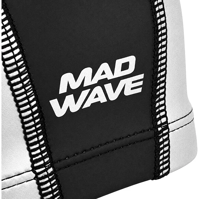 Шапочка для бассейна текстильная MADWAVE Husky Evolution M058412 (Серебряный)