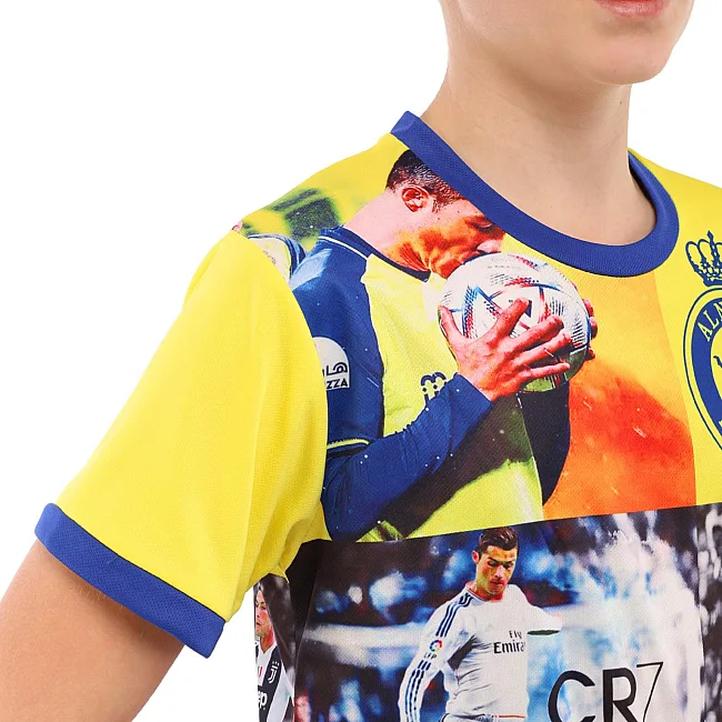 Дитяча футбольна форма RONALDO 7 SP-SPORT CO-7364 (Жовтий-синій)