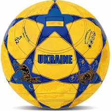Футбольный мяч BALLONSTAR UKRAINE FB-7581 (Желтый-синий)