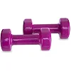 Гантели для фитнеса виниловые ZELART Beauty TA-5225-3 (Черный)