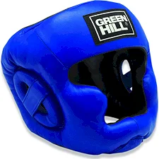 Боксерский шлем тренировочный Green Hill Super (Синий)