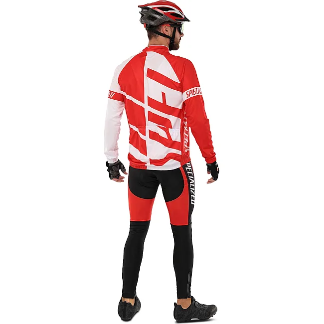 Велоформа демисезонная джерси с длинным рукавом и штаны с лямками SPOINT SPECIALIZED Y-5