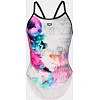 Купальник закрытый для женщин Arena AIRBRUSH SWIMSUIT CHALLENGE BA белый, черный, мультицвет