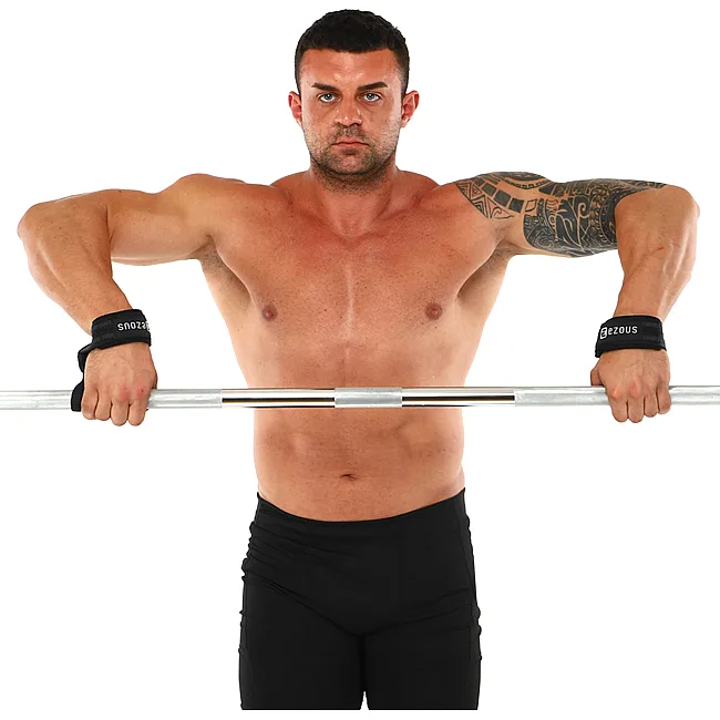 Лямки для тяги LIFTING STRAP EZOUS B-04 2шт (Чорний-сірий)