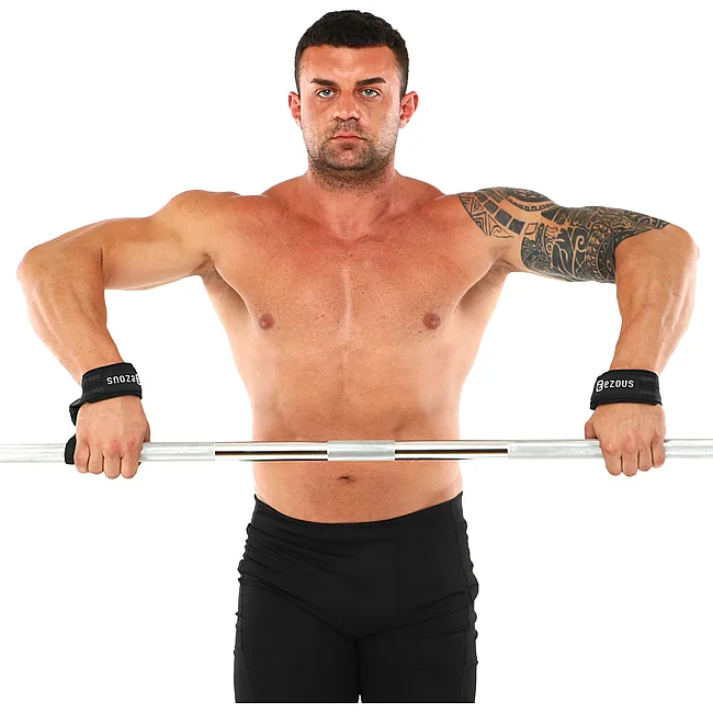 Лямки для тяги LIFTING STRAP EZOUS B-04 2шт (Чорний-сірий)
