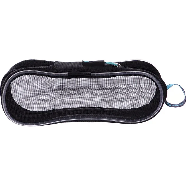 Чехол очков для плавания MADWAVE
 MESH POUCH M070301 (Черный-голубой)