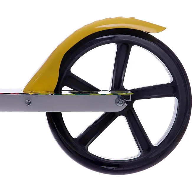 Самокат городской двухколесный складной XINZ SCOOTER 200-2P (Желтый)