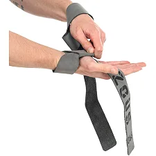 Лямки для тяги кожа LIFTING STRAP EZOUS B-08 2шт (Серый)