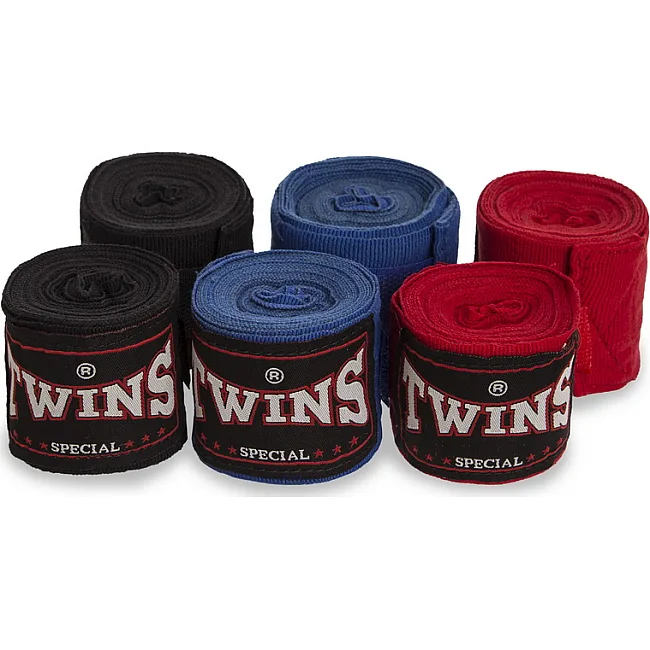 Бинты для бокса
 2штуки TWINS

 TW-2230 3м (Синий)