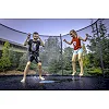 Батут THUNDER INSIDE ULTRA з внутрішньою сіткою 16 футів 490 см чорно-рожевий
