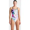 Купальник закрытый для женщин Arena AIRBRUSH SWIMSUIT CHALLENGE BA белый, черный, мультицвет