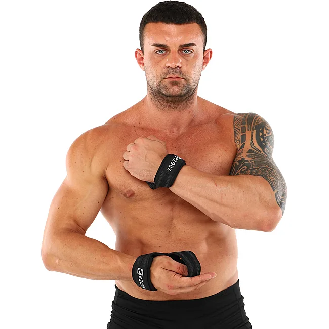 Лямки для тяги LIFTING STRAP EZOUS B-04 2шт (Чорний-сірий)