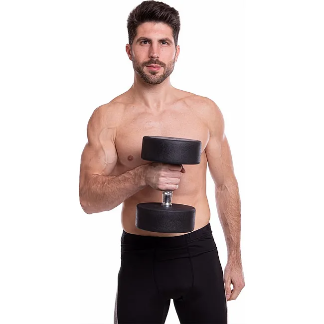 Гантель профессиональная
 с полиуретановым покрытием TECHNOGYM LN-1254-25 1шт 25кг