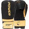 Боксерские перчатки PowerPlay 3024 Ultra Mat Черно-Золотые