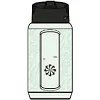 Бутылка для воды TR RENEW RECHARGE STRAW BOTTLE 16 OZ зеленый, черный 437 мл