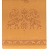 Коврик для йоги Пробковый каучуковый двухслойный Yoga mat RECORD
 FI-7156-1 183x61мx0.4cм с принтом Марш Слонов
