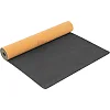 Коврик для йоги Пробковый каучуковый двухслойный Yoga mat RECORD
 FI-7156-1 183x61мx0.4cм с принтом Марш Слонов