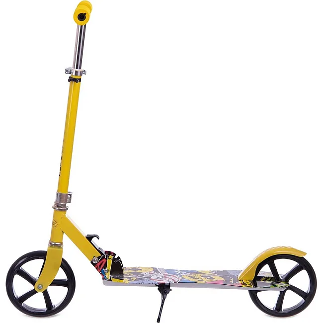 Самокат городской двухколесный складной XINZ SCOOTER 200-2P (Желтый)