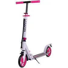 Самокат городской двухколесный складной SCOOTER SP-SPORT CA-2028 (Розовый-белый)