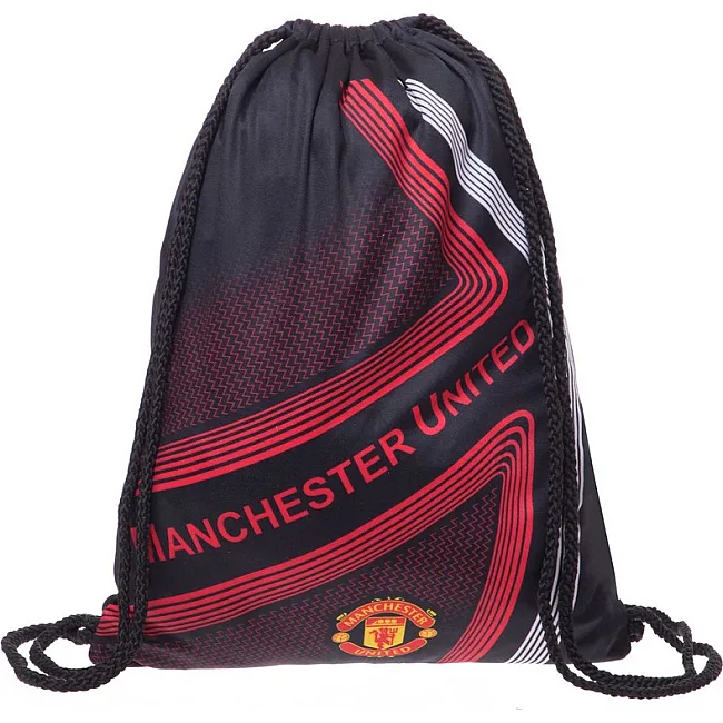 Рюкзак-мешок спортивный
 SP-SPORT
 GA-4433-5 MANCHESTER UNITED 37х46см (Черный-белый)