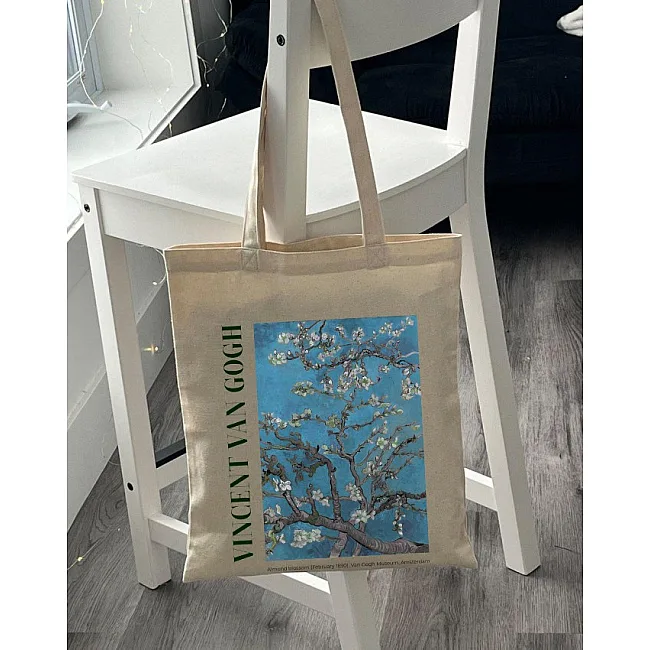 Экошопер BookOpt BK4098 Vincent Van Gogh Almond Blossom бежевый