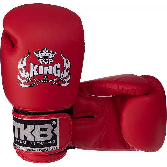 Перчатки для бокса детские кожаные TOP KING TKBGKC (Синий)