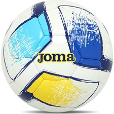 Футбольный мяч JOMA DALI II 400649-216-T5 №5 PU-желтый (Голубой-синий-желтый)
