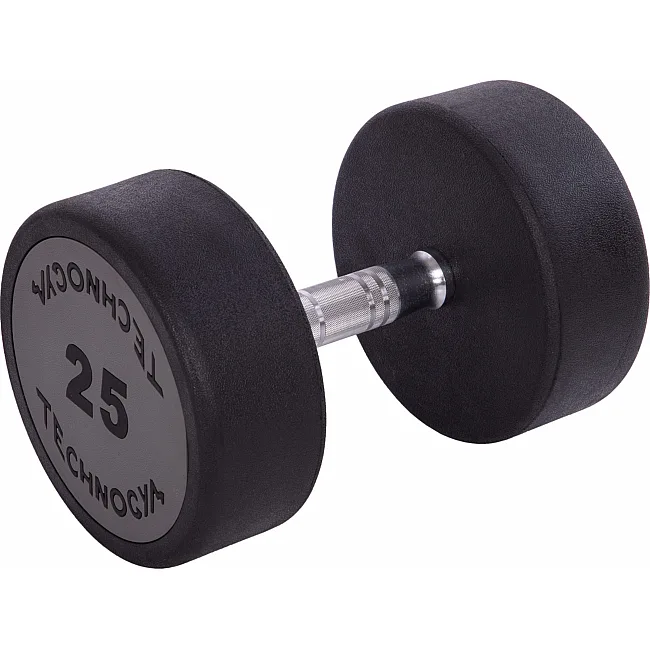 Гантель профессиональная
 с полиуретановым покрытием TECHNOGYM LN-1254-25 1шт 25кг