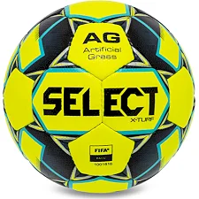Футбольный мяч SELECT X-TURF V23 X-TURF-5YB №5 (Желтый-синий)