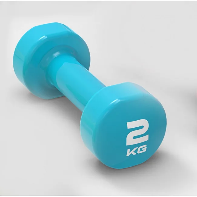Гантель виниловый 1шт STUDIO DUMBBELL 2кг