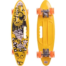 Пенні борд Penny Board круїзер пластиковий з колесами, що світяться, і ручкою для перенесення 24" SP-SPORT SK-2306-4