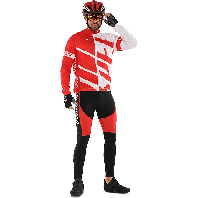 Велоформа демисезонная джерси с длинным рукавом и штаны с лямками SPOINT SPECIALIZED Y-5
