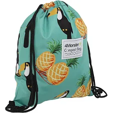 Рюкзак-мешок спортивный COMPACT BAG 4MONSTER T-SKB 37,5x44см (Бирюзовый)