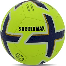 Футбольний м'яч HYBRID SOCCERMAX FB-4362 №5 PU (Жовтий-синій)