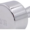 Гантель цельная стальная хромированная ZELART
 SC-8017-1 1шт 1кг хром