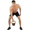 Гиря тренировочная цельная
 с окрашенной ручкой LiveUp Urethane competition kettlebell UAZE5336-10 вес 10кг