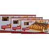 Шахматы шашки нарды 3 в 1 набор настольных игр деревянные SP-SPORT
 S3029
 29см x 29см