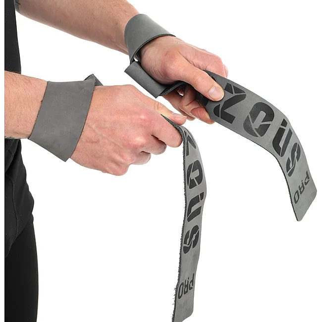 Лямки для тяги кожа
 LIFTING STRAP EZOUS B-08 2шт (Серый)
