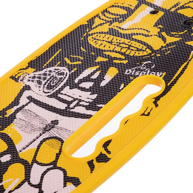 Пенні борд Penny Board круїзер пластиковий з колесами, що світяться, і ручкою для перенесення 24