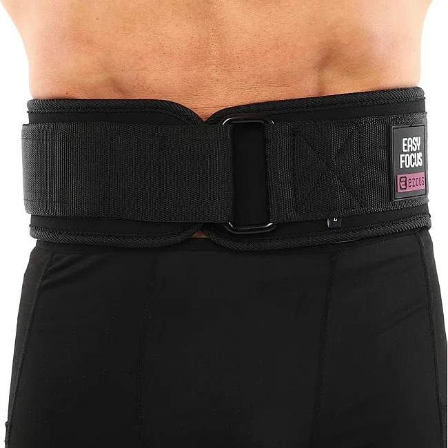 Распродажа! Пояс атлетический текстильный EZOUS POWER BELT ARMOR O-07 спинка-18см