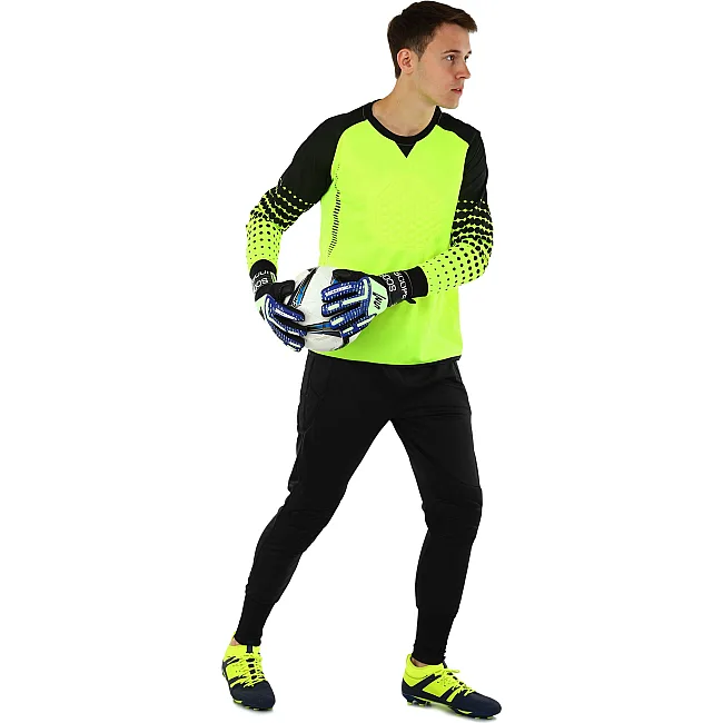 Вратарские перчатки
 профессиональные с защитой пальцев SOCCERMAX GK-4321
 7-11 (Желтый-красный)