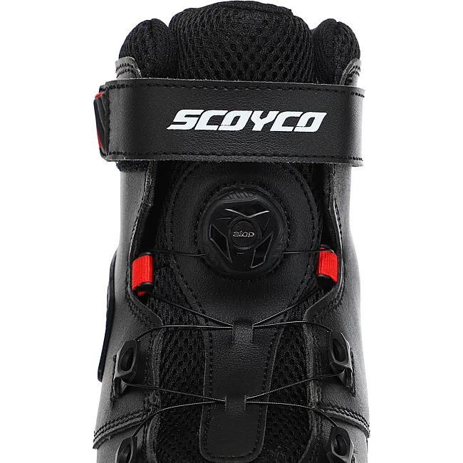 Мотоботы Спортивные короткие SCOYCO MR002-2 39-46 (Черный)