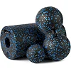 Набор для йоги POWERPLAY PP_4008 EPP Foam Roller Set роллер + 2 массажные мячи Черно-синий