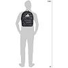 Рюкзак Adidas CL BPK CAMO 27,5L сірий, чорний 15х31х44 см